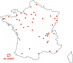 Carte France re-paint Avril 2022