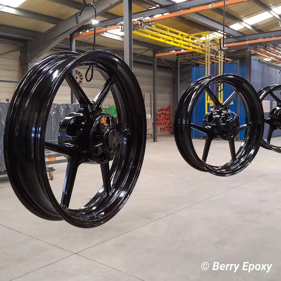 jantes moto noir