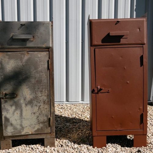Rénovation d'une armoire métallique