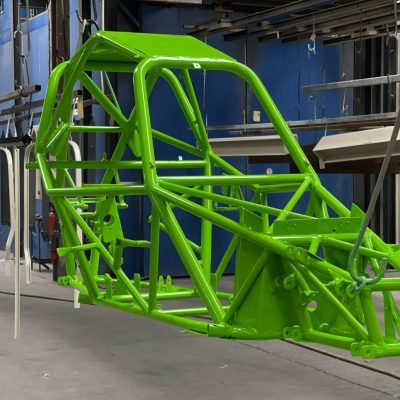 Repeindre un châssis de kart grâce à nos experts du thermolaquage