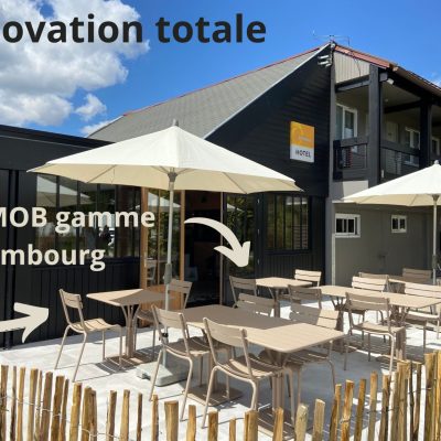 Rénovation des chaises et des tables Fermob