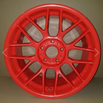 Thermolaquage jante rouge - LAQUE DESIGN